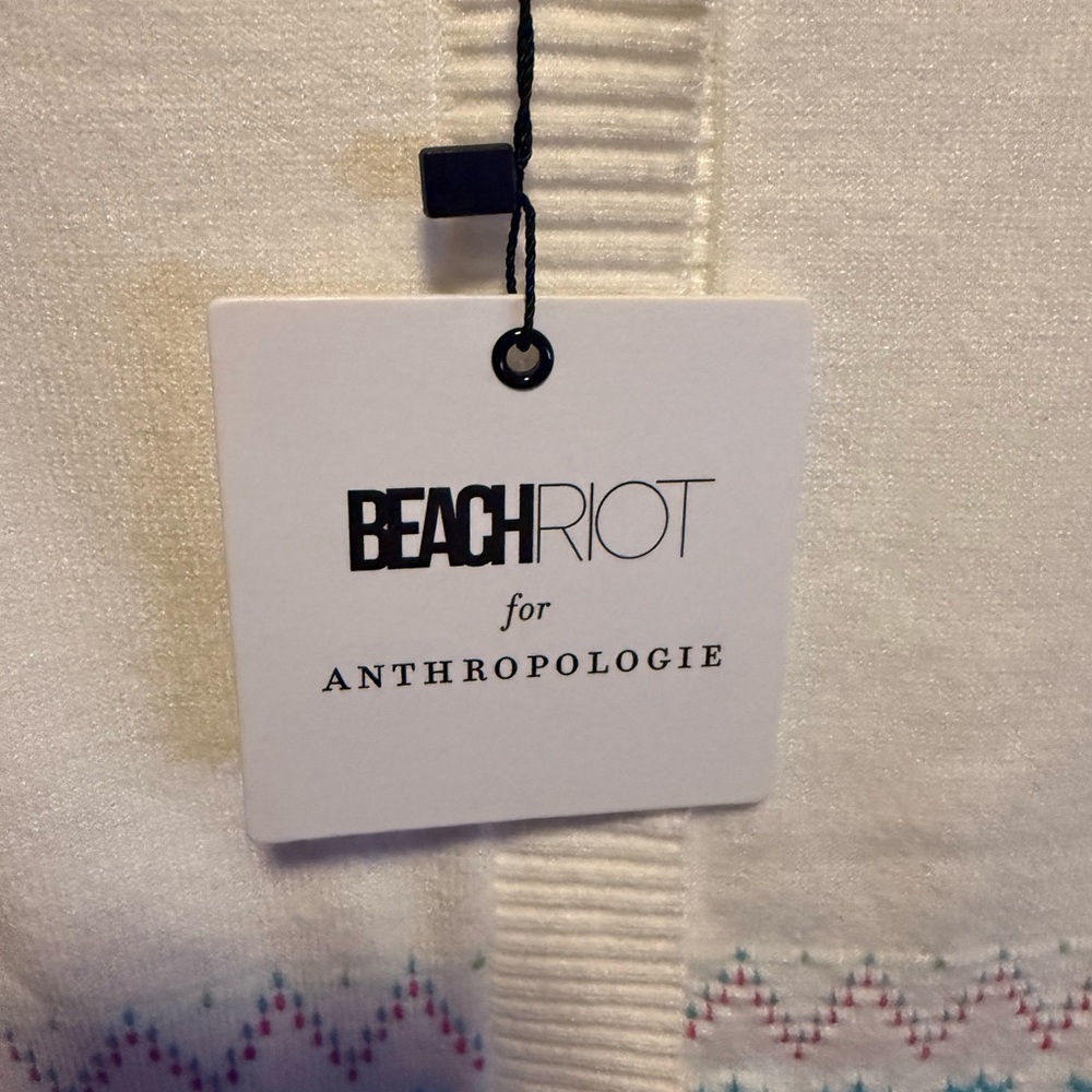 Beach Riot Ally Bow Cardigan Sweater Size Medium NWT - Picture 5 of 6